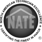 NATE logo.